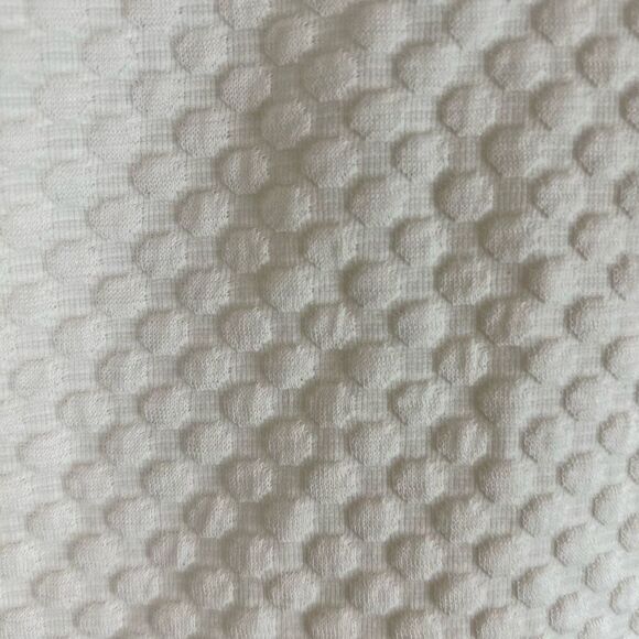 J. Crew Women's Sleeveless Peplum Top White Textured Dot Size S - Picture 3 of 7